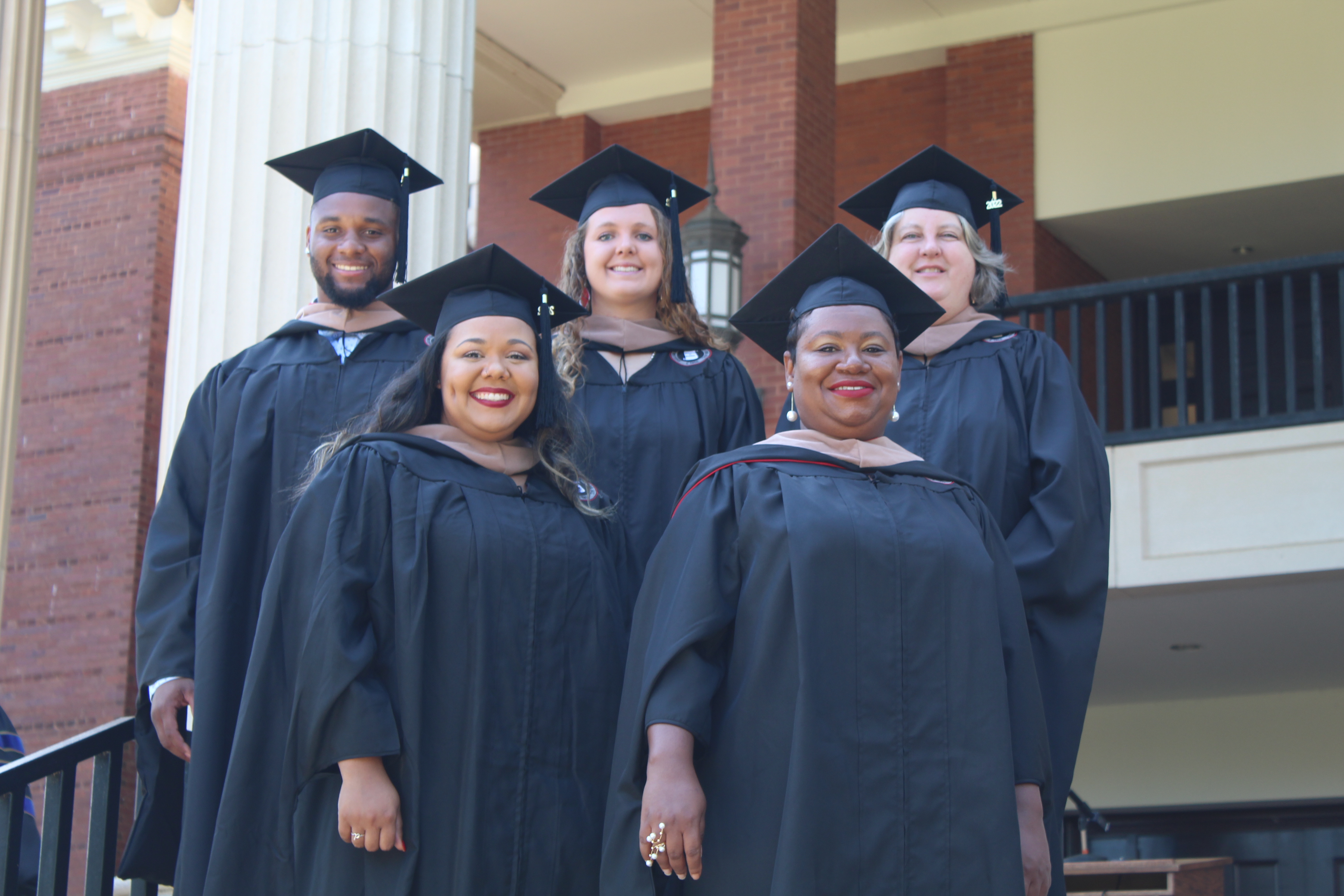 First MSODL graduates at commencement, Aug. 27, 2022