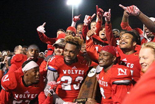 Newberry Wolves football players